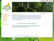 Tablet Screenshot of campingasolaze.com